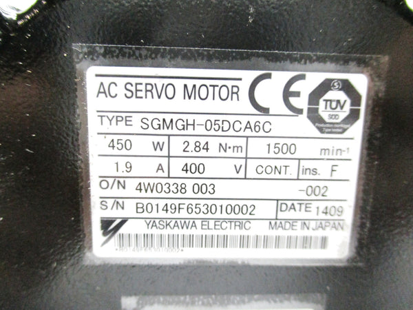YASKAWA SGMGH-05DCA6C NSNP