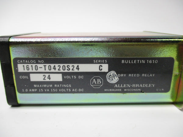 ALLEN BRADLEY 1610-T0420S24 SER. C 24VDC (BK/YL) NSMP