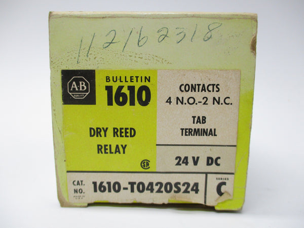 ALLEN BRADLEY 1610-T0420S24 SER. C 24VDC (BK/YL) NSMP