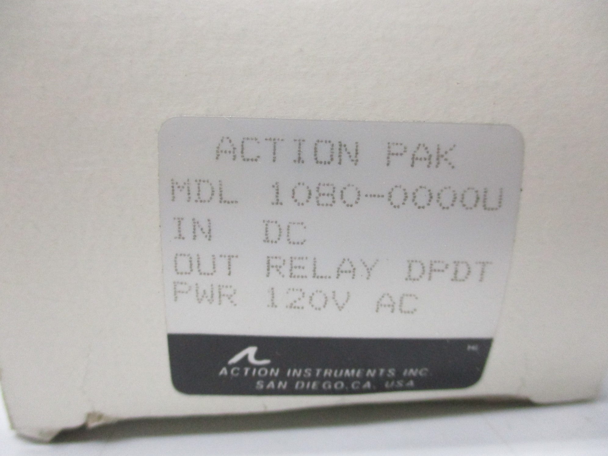 ACTION INSTRUMENTS 1080-0000U 120V NSMP