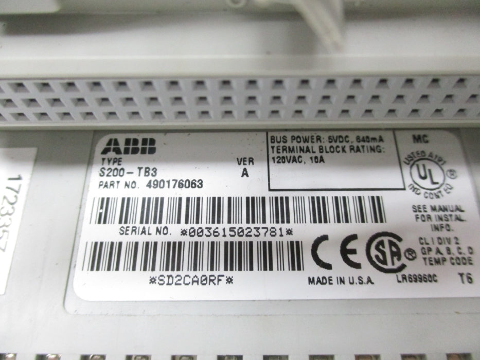 ABB S200-TB3 UNMP