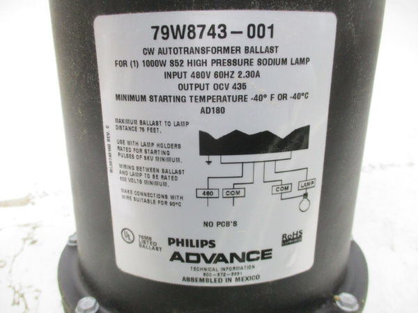 ADVANCE 79W8743-001 UNMP