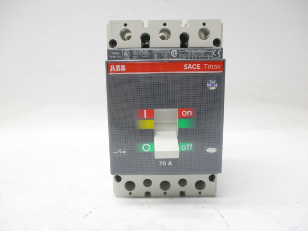 ABB BE51117860 TMAXTS3N150 70A 600V NSMP