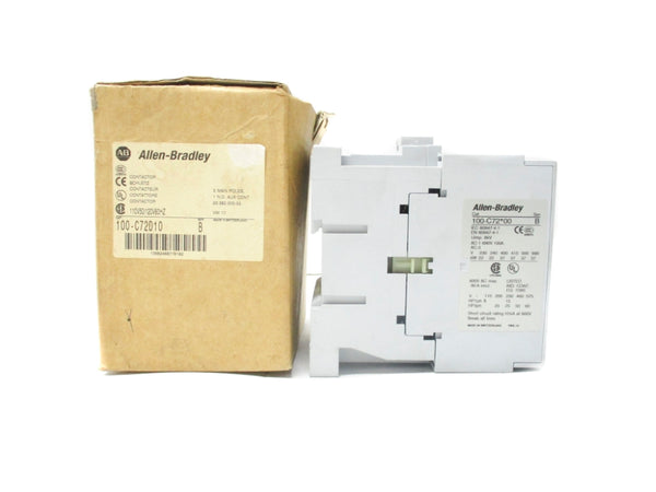 ALLEN BRADLEY 100-C72D10 SER. B 110/120V 100A (BR/WH) NSMP