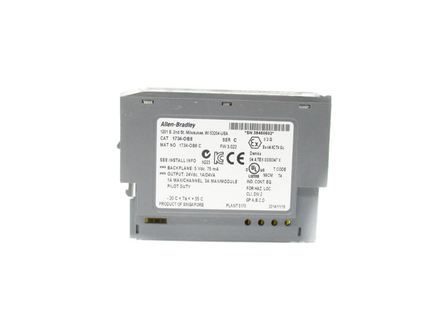 ALLEN BRADLEY 1734-OB8 SER. C F/W 3.022 NSNP