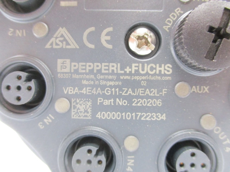 PEPPERL+FUCHS VBA-4E4A-G11-ZAJ/EA2L-F 220206 NSMP