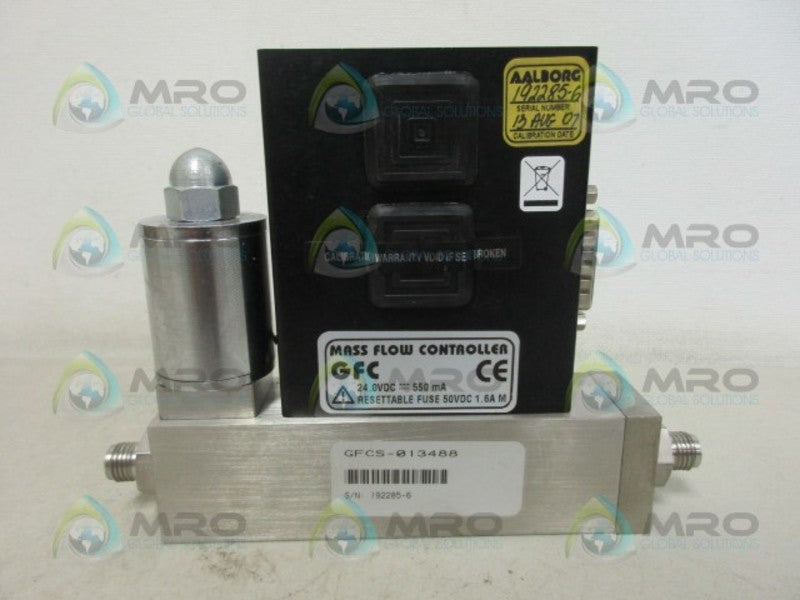 AALBORG GFCS-014301 FLOW CONTROLLER RANGE 0-50 NSMP