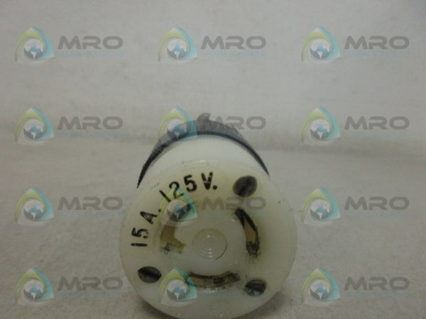 HUBBELL 15A.125V. CONNECTOR UNMP