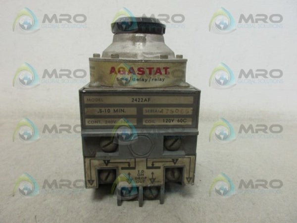 AGASTAT 2422AF TIME DELAY RELAY UNMP