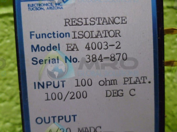AGM EA 4003-2 ISOLATOR NSNP