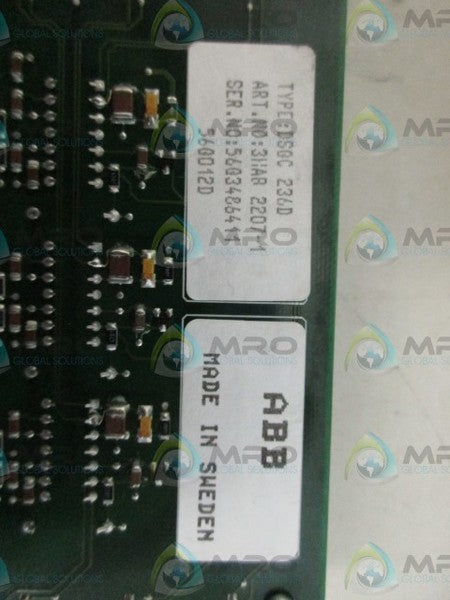 ABB 3HAB2207-1 DRIVE BOARD NSNP