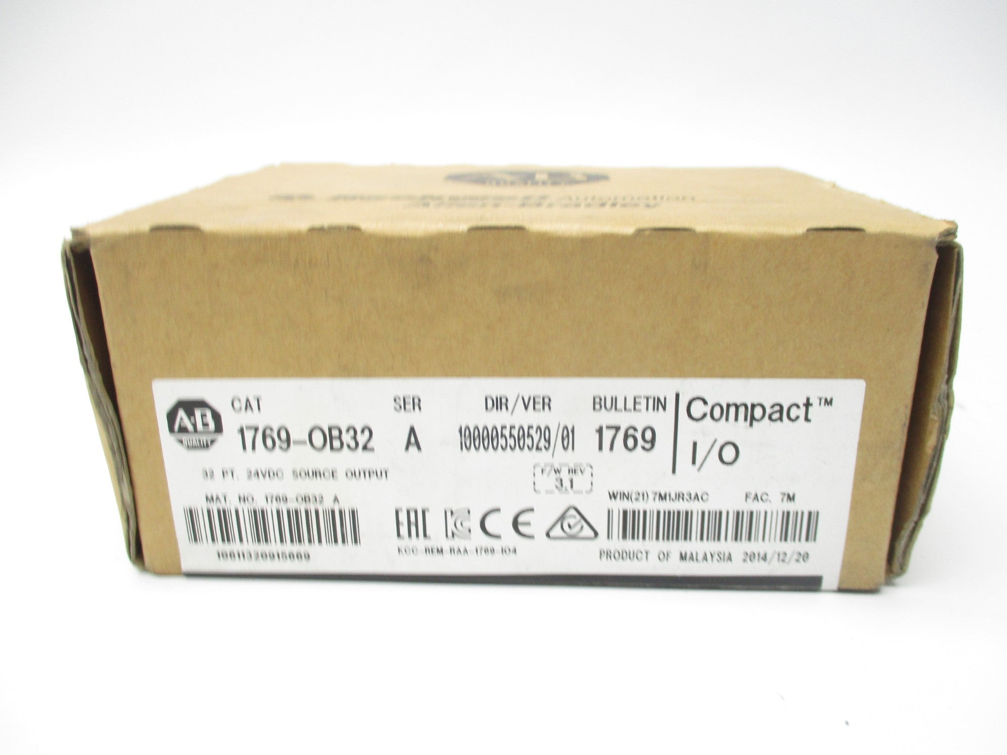 ALLEN BRADLEY 1769-OB32 SER. A F/W 3.1 24VDC DATE: 2014 NSFS