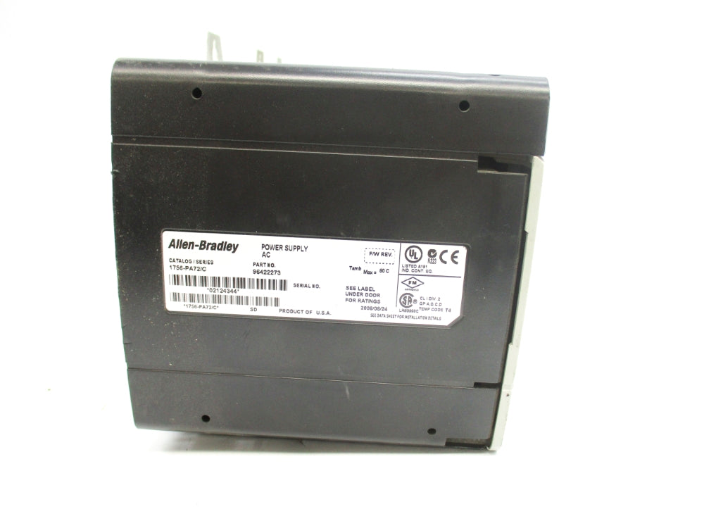 ALLEN BRADLEY 1756-A13 w/1756-PA72 UNMP