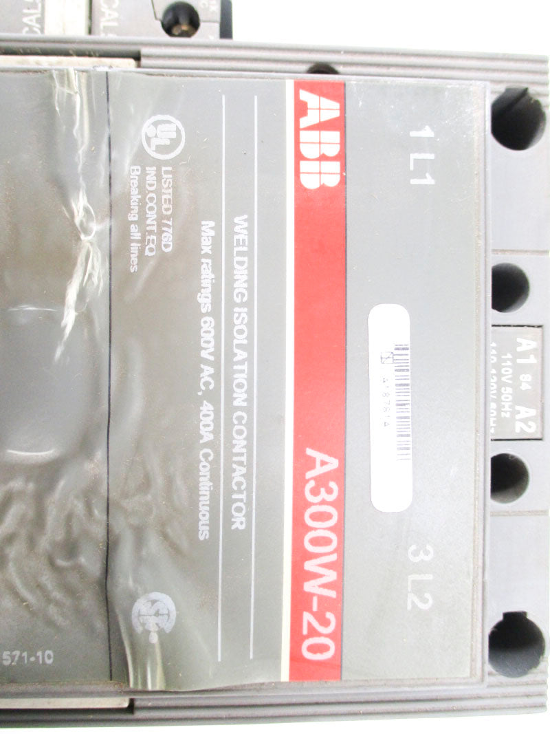 ABB A300W-20 110-120V 400A NSNP