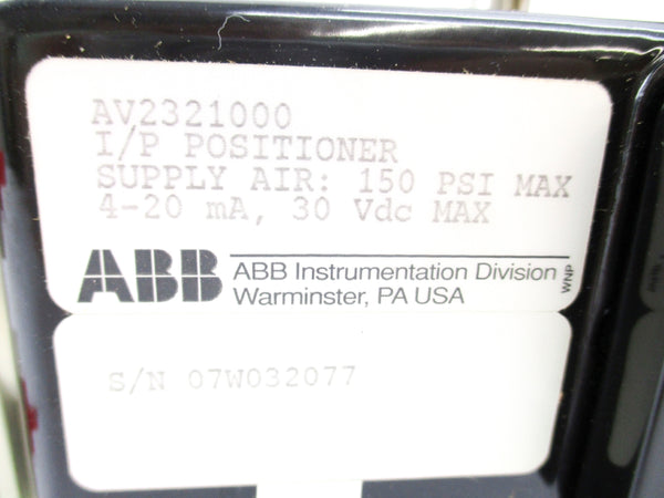 ABB AV2321000 30VDC 150PSI NSNP