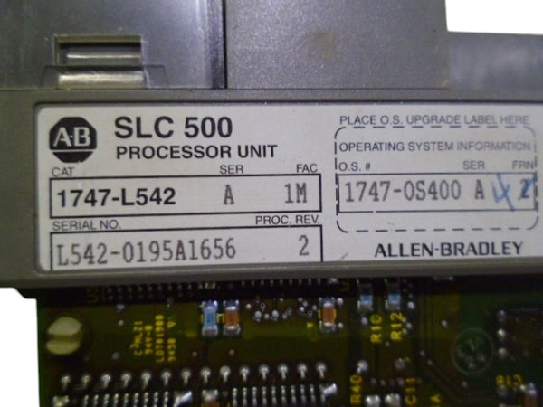 ALLEN BRADLEY 1747-L542 SER. A (NO KEY)(AS PICTURED) UNMP