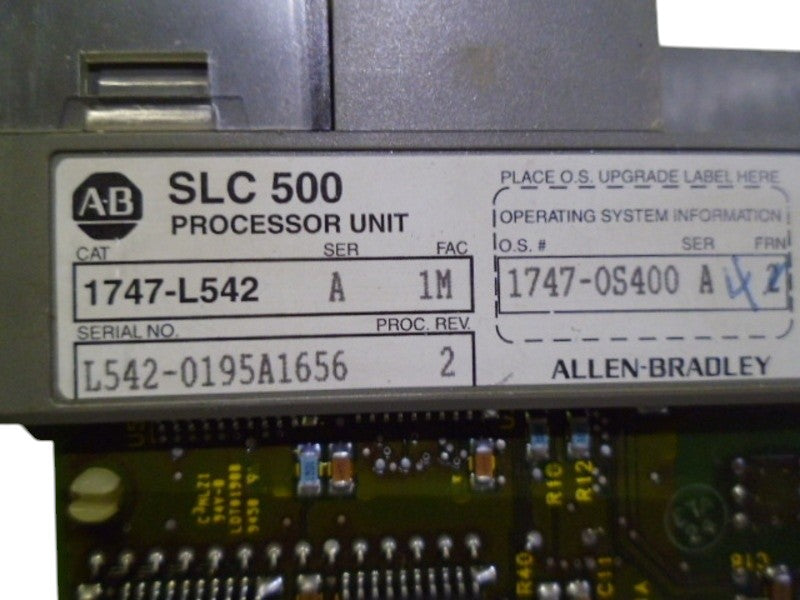 ALLEN BRADLEY 1747-L542 SER. A (NO KEY)(AS PICTURED) UNMP