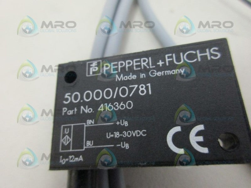 PEPPERL+FUCHS US-SM-50.000/0781 416360 SENSOR NSMP