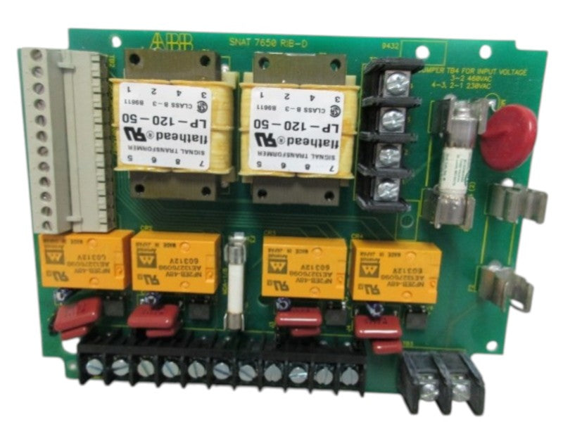 ABB SNAT7650RIB-D RELAY INPUT CIRCUIT BOARD CARD NSNP