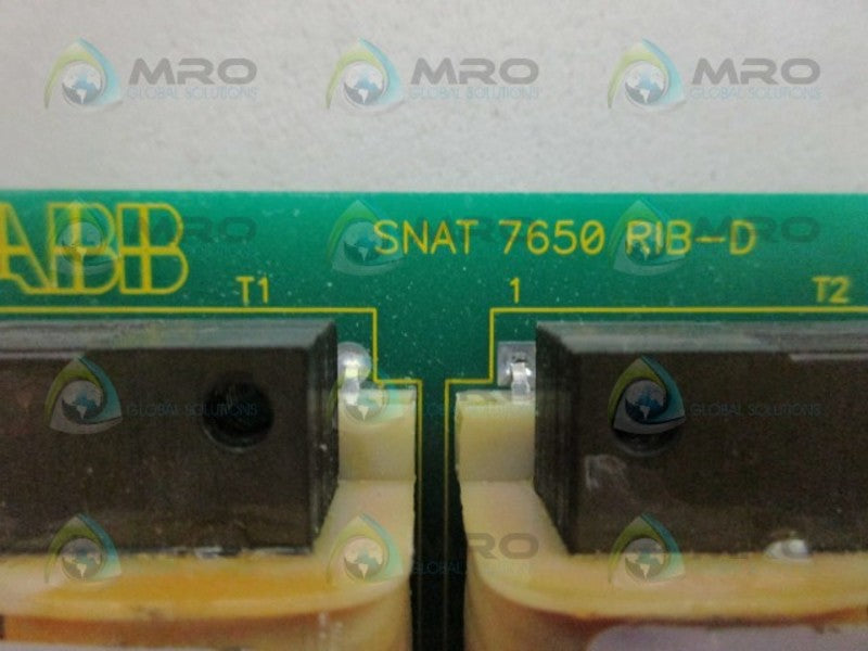 ABB SNAT7650RIB-D RELAY INPUT CIRCUIT BOARD CARD NSNP