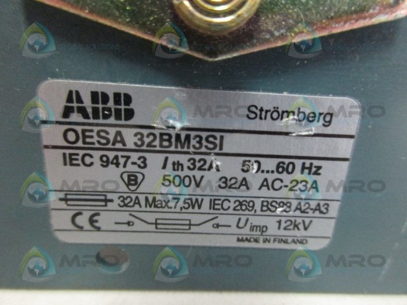 ABB OESA 32BM3SI DISCONNECT SWITCH NSNP
