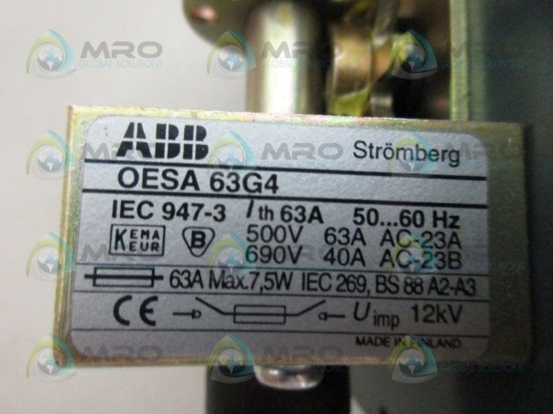 ABB OESA 63G4 (AS PICTURED) NSNP
