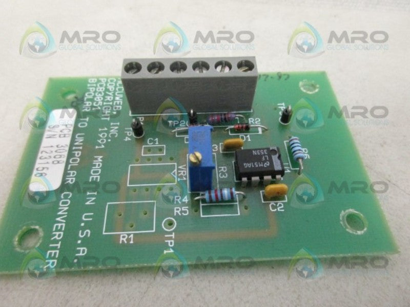 ACCUWEB PCB3051 CONVERTER UNMP
