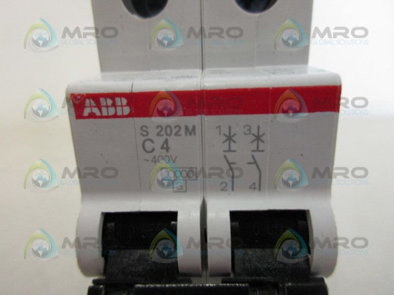 ABB S202M-C4 CIRCUIT BREAKER 4A NSNP