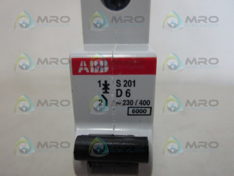 ABB S201-D6 CIRCUIT BREAKER 6A NSNP