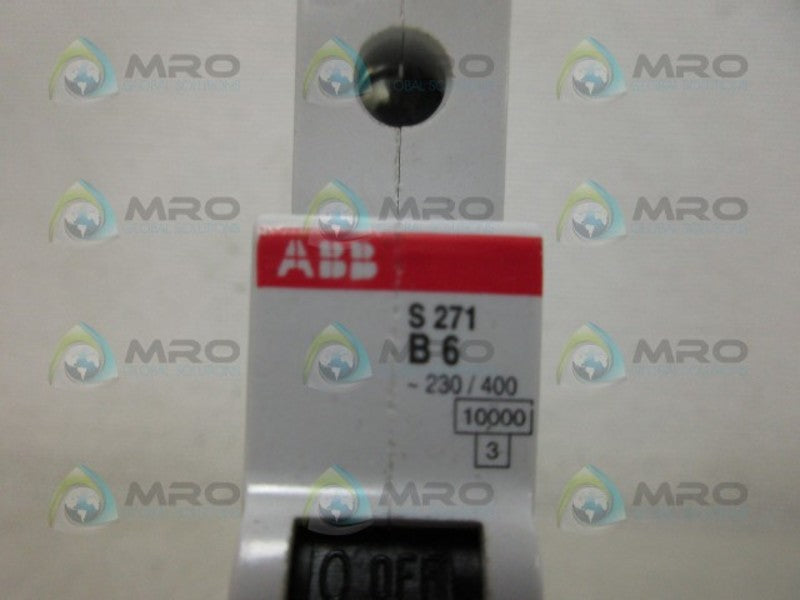 ABB S271-B6 CIRCUIT BREAKER 6A NSNP