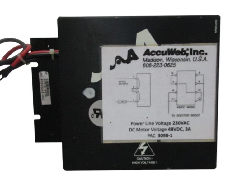 ACCUWEB PS2X3W48-0028 POWER SUPPLY UNMP