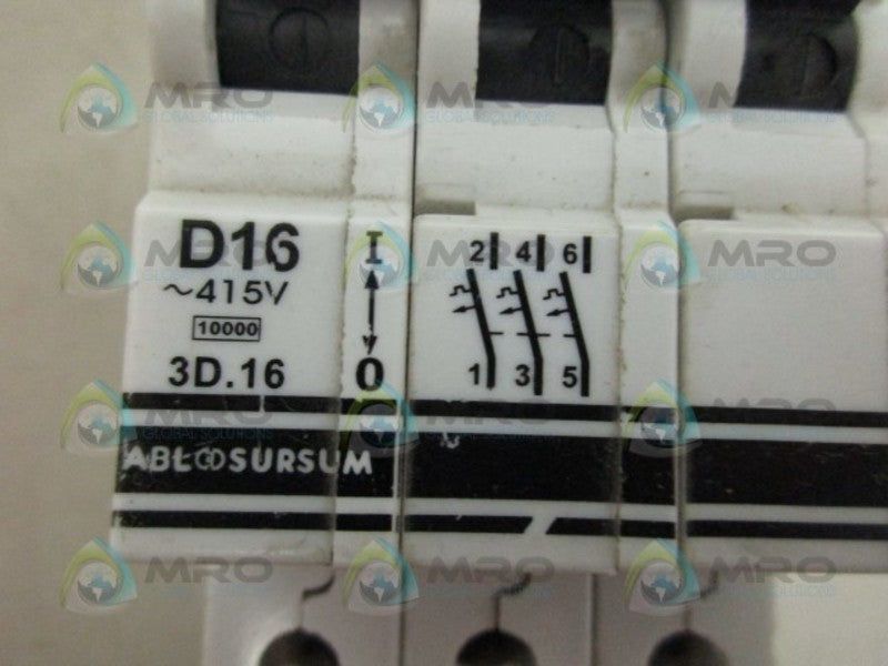 ABL SURSUM 3D.16 CIRCUIT BREAKER UNMP