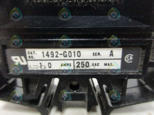 ALLEN BRADLEY 1492-G010 SER. A CIRCUIT BREAKER 1A UNMP