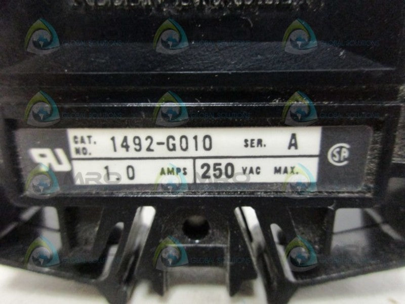 ALLEN BRADLEY 1492-G010 SER. A CIRCUIT BREAKER 1A UNMP