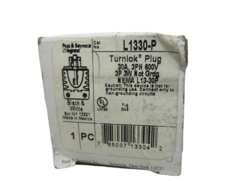 PASS & SEYMOUR L1330-P TURNLOK PLUG NSMP