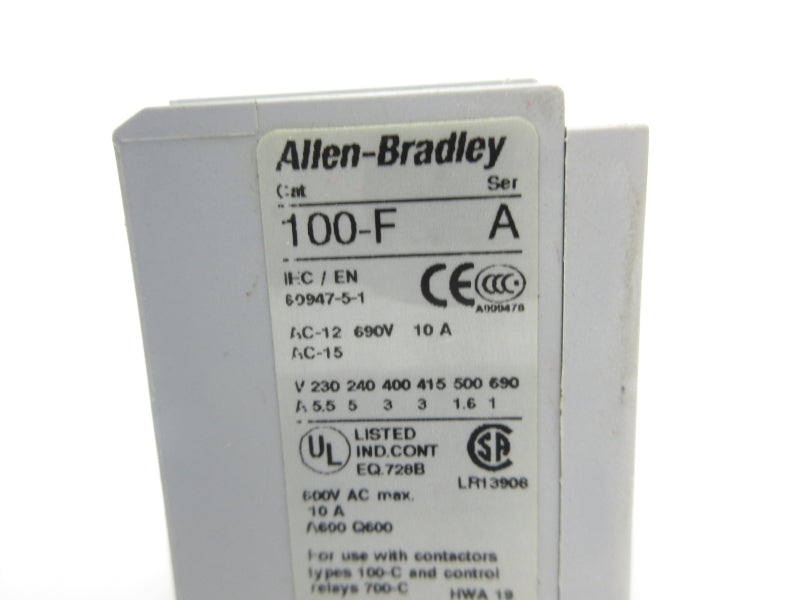 ALLEN BRADLEY 100-FA31 SER. A 690V 10A NSNP