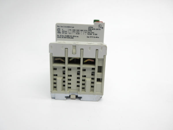 ALLEN BRADLEY 140-MN-0250 SER. C 600V 1.6-2.5A NSNP