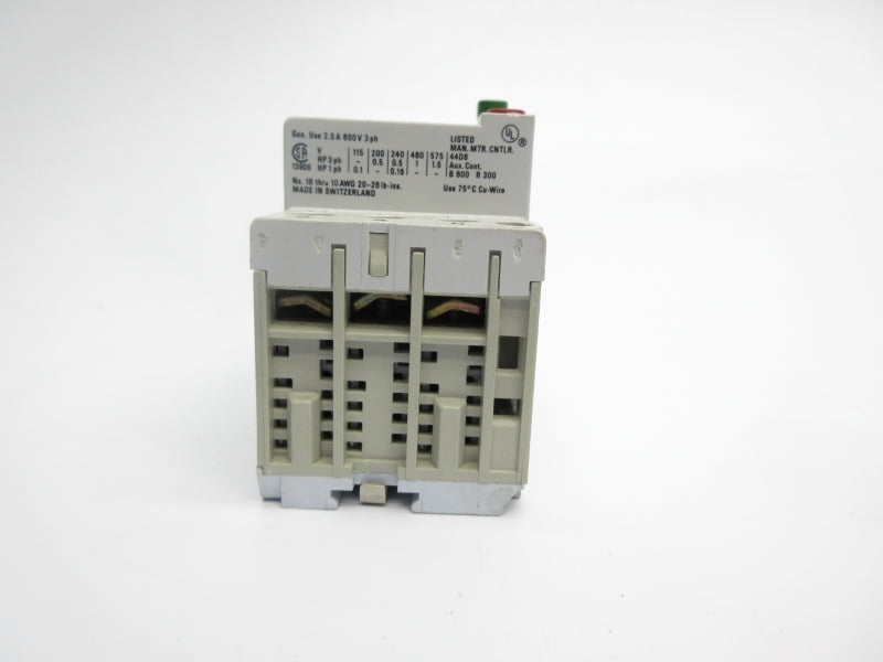 ALLEN BRADLEY 140-MN-0250 SER. C 600V 1.6-2.5A NSNP