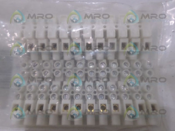 8XXAB108 WHITE TERMINAL BLOCKS  NSMP