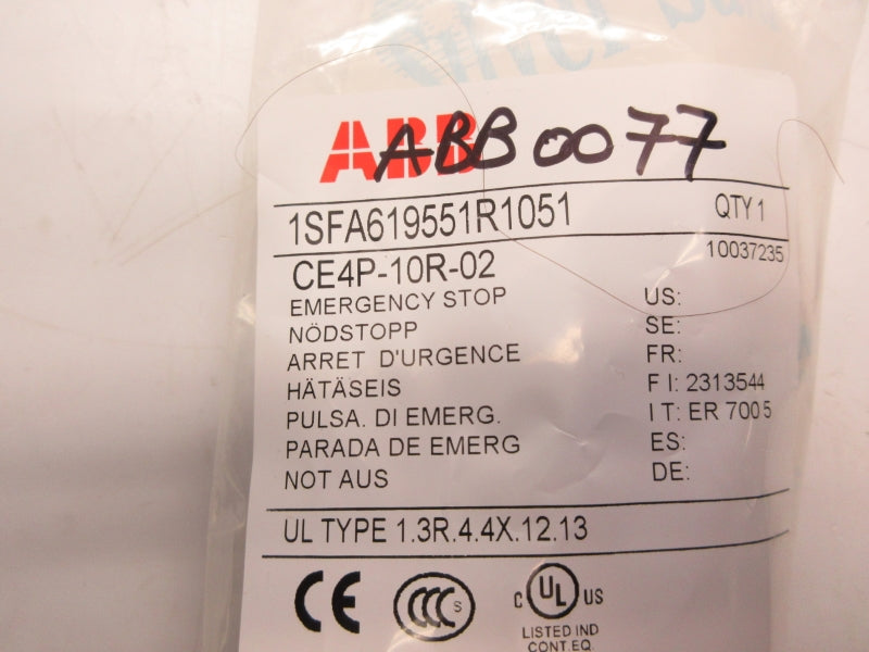ABB 1SFA619551R1051 CE4P-10R-02 NSMP