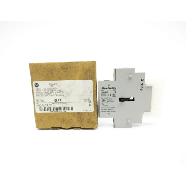 ALLEN BRADLEY 100-MCA02 SER. B 600VAC 10A (BR/WH) NSMP