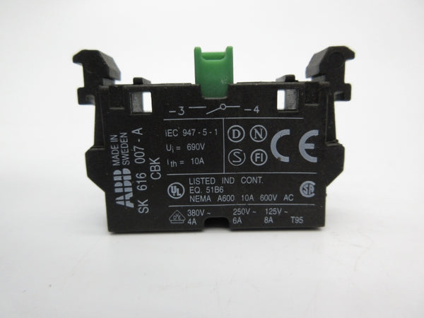 ABB SK616007-A 600VAC 10A NSNP