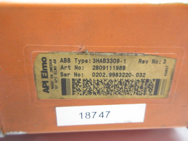 ABB 3HAB3309-1 280911198B UNMP