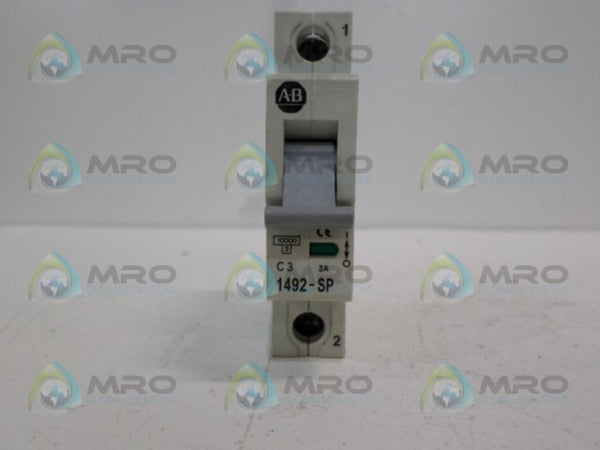 ALLEN BRADLEY 1492-SP1C030 SER. C CIRCUIT BREAKER 3A  UNMP