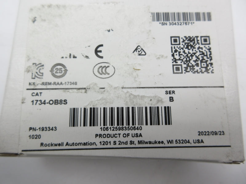 ALLEN BRADLEY 1734-OB8S SER. B DATE: 2022 NSFS
