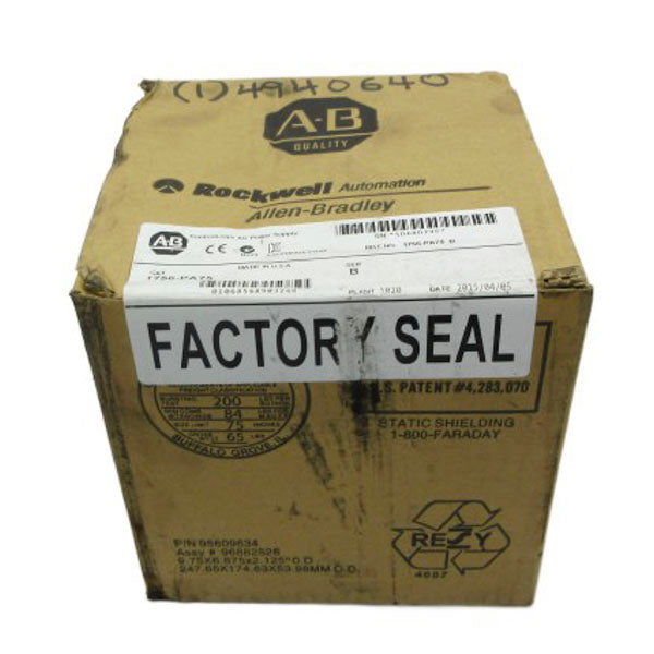 ALLEN BRADLEY 1756-PA75 SER. B DATE: 2015 NSFS