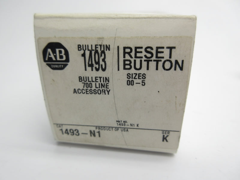 ALLEN BRADLEY 1493-N1 SER. K (WH) NSMP