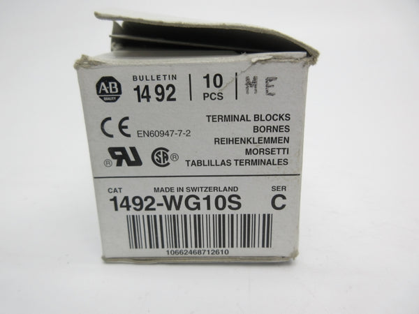 ALLEN BRADLEY 1492-WG10S SER. C (PKG OF 10) NSMP