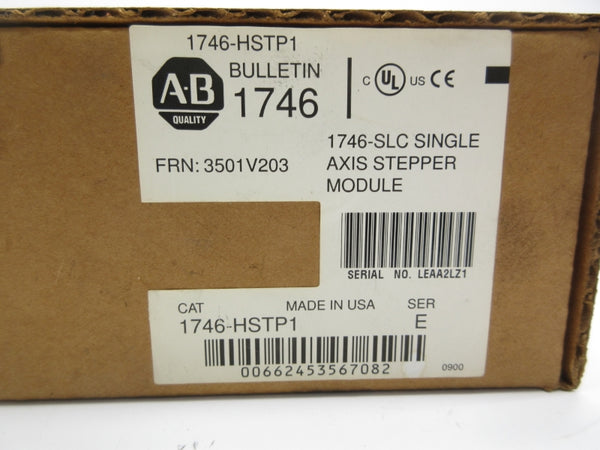 ALLEN BRADLEY 1746-HSTP1 SER. E F/W 3501V203 24VDC NSMP