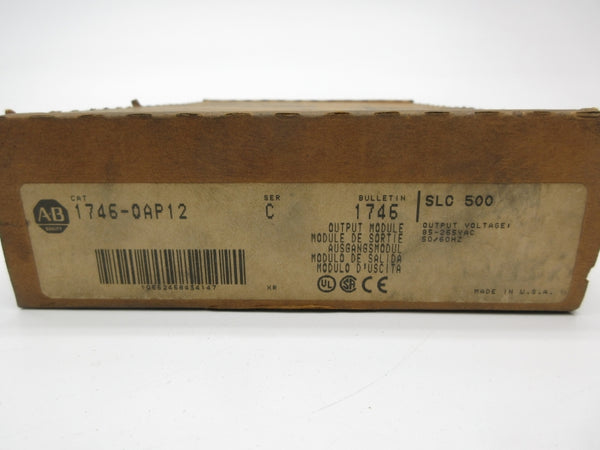 ALLEN BRADLEY 1746-OAP12 SER. C 85-265VAC NSMP